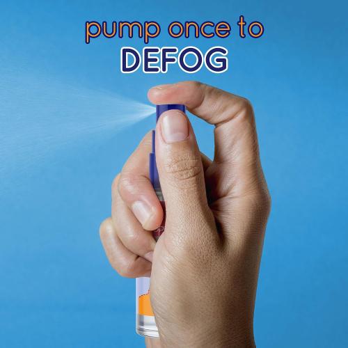 Anti-Fog Spray for Non - Anti Reflective Lenses | Prevents Fogging of Glass or Plastic Windows, Mirrors, Eyewear Lenses, Glasses, Swim Goggles, Ski Masks, Binoculars |Long Lasting Solution (4)(Set of 3)