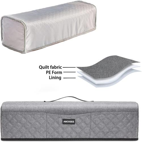 AMOIGEE Dust Cover for Cricuttt Explore Air 2, Explore 3, Maker 3, Maker Cover With Pockets for Cricuttt Accessories and Supplies