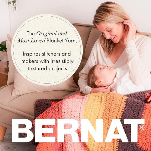 Bernat Blanket BB - 2 Pack of 220 Yards/10.5 oz Surf 100% Polyester Yarn