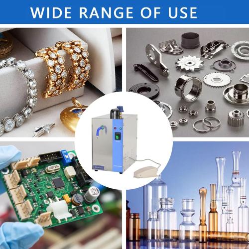 1300W Professional Jewelry Steam Cleaner, Stainless Steel Jewelry Steam Cleaner, 2L Electric Steam Jewelry Cleaner,for Cleaning Jewelry/Gold/Silver