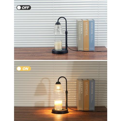 Candle Warmer Lamp with Timer Dimmer, Birthday Gifts for Mom Women Friend Sister, House Warming Gifts, Wax Melt Warmer, Office Apartment Dorm Room Home Decor