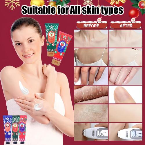 5 Pack Christmas Hand Cream & Body Lotion Gifts Set, Moisturizing Natural Scented Lotion Travel Size for Women, Holiday, Stocking Stuffers, Bridesmaid, Coworkers, Friends, Dry Cracked Hands