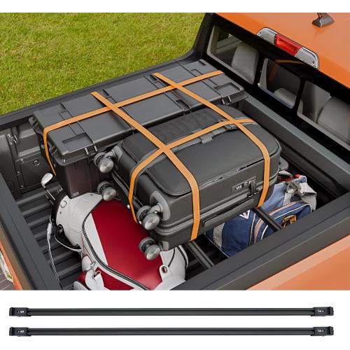 Cargo Bars Compatible with 2022-2025 2026 Ford Maverick Truck Bed Rack Crossbars Divider Pickup Side Rail Bars Sliding T-Slot Crossbars for 2024 Maverick Accessories (2PCS)