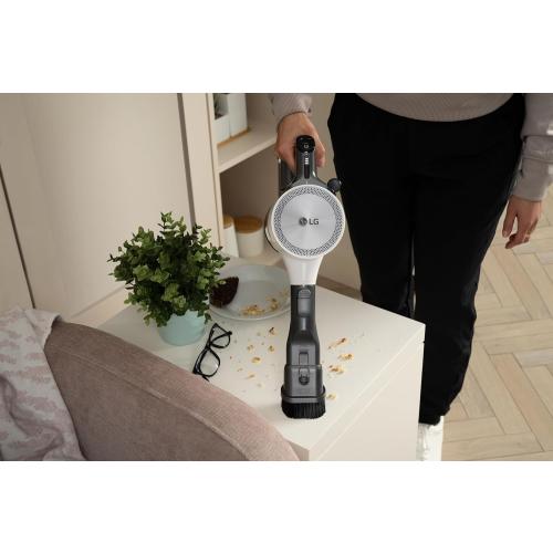 LG CordZero A931 - Cordless Stick Vacuum Cleaner with Auto-Empty Base, 60 Minute Runtime, Rechargeable Battery, Dual Floor Max Nozzle, Lightweight, Powerful Cleaning for Carpet, Hardwood, Pet Hair