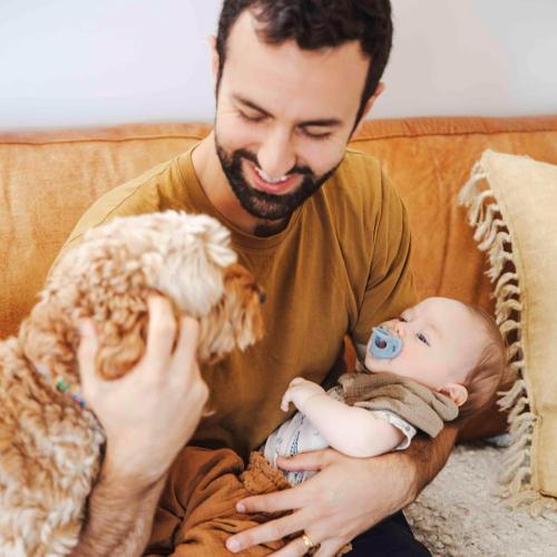 Minbie Orthodontic Soother Pacifier 2 Pack - Nurtures Breastfeeding & Oral Development
