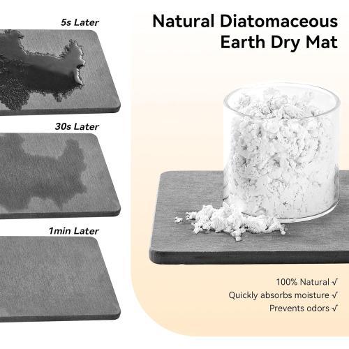 Yofidra Sink Caddy With Stone Drying Tray: Stainless Steel Soap Dispenser Kitchen Sink Organizer Set, Sponge Holder Counter Accessories Decor for Kitchen Organizers and Storage 8.1x3.5x4.5 in Black