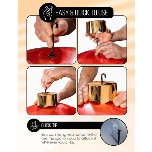 Inflatable Oversized Ornaments Jumbo Christmas Balls 15 18 25 or 30 inches Holiday Decorations Indoor Outdoor