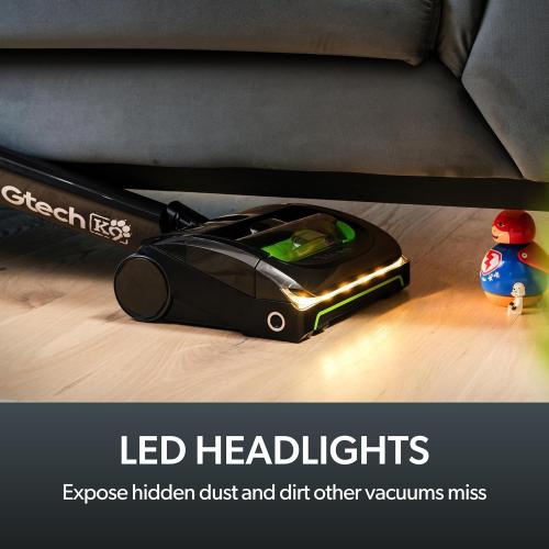 Gtech AirRAM 2 K9 Cordless Vacuum Cleaner with Scented Cartridges - Removes Tough Pet Hair - Perfect for Carpet and Hardwood Floors - Rechargeable 22v Li-ion Battery - Lightweight (7 lbs.)