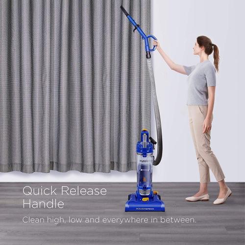 eureka NEU182A PowerSpeed Bagless Upright Vacuum Cleaner, Lite, Blue