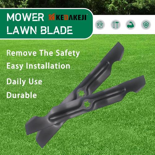 KEDAKEJI 942-04053C Blades Compatible with Cub Cadet Lawn Tractors 942-04053C 50 Deck Toro Mower Replace for Cub-Cadet rzt 50 Troy Bilt 742-04053 742-04053A,3PCS