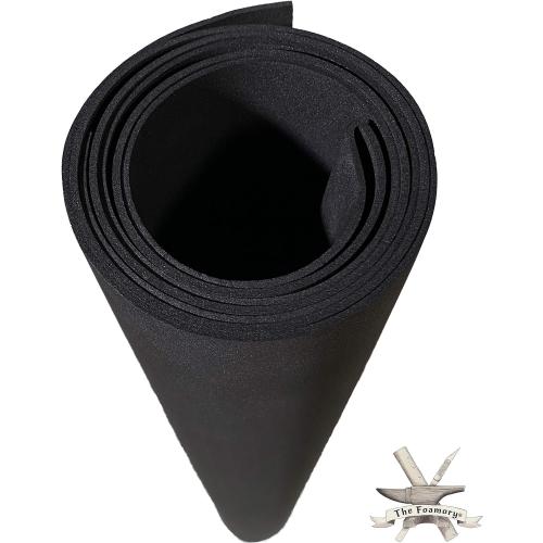 The Foamory EVA Foam Cosplay - 2mm Thick (1mm to 10mm) - Extra Large Foam Sheets - Black or White - 35 x 59 Sheet - Ultra High Density Craft Foam 85 kg/m3