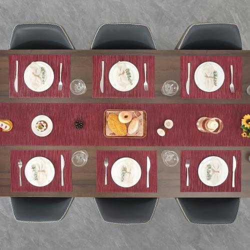 Myir JUN Placemats Set of 8 Kitchen and Dining Table Placemats