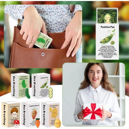 75 Set Bulk Employee Appreciation Gift for Social Worker Coworker Office Thank You Small Funny Desk Pets Cute Resin Ornament Party Favor Positive Volunteer Emotional Card Box (Mushroom)