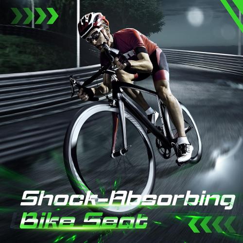 Zacro Bike Seat Cushion - Gel Padded Bike Seat Cover for Men Women Comfort, Extra Soft Exercise Bicycle Seat Compatible with Peloton, Outdoor & Indoor Bike Saddles