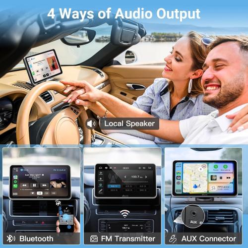 Carpuride 7 Inch Carplay Screen & Android Auto