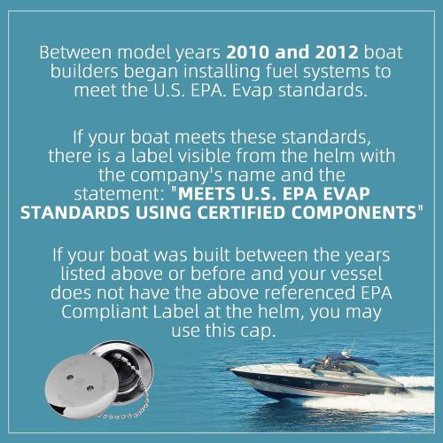 Boat gas cap replacement part, including valve cap key