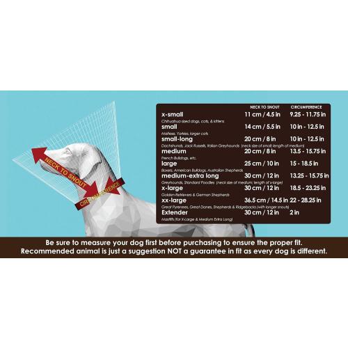 All Four Paws Comfy Cone Pet Cone for Dogs, Cats, XX-Large, Black - Comfortable Soft Dog Cone Collar Alternative for After Surgery, Wound Care, Spay, Neuter - Dog and Cat Recovery Elizabethan-Collar