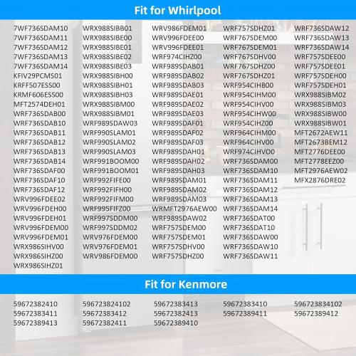 K-78282 W10394076 Refrigerator Water Inlet Valve Compatible with Whirlpool/Sears Kenmore/Maytag/KitchenAid/Jenn-Air, Replaces W10865826 PS11738056