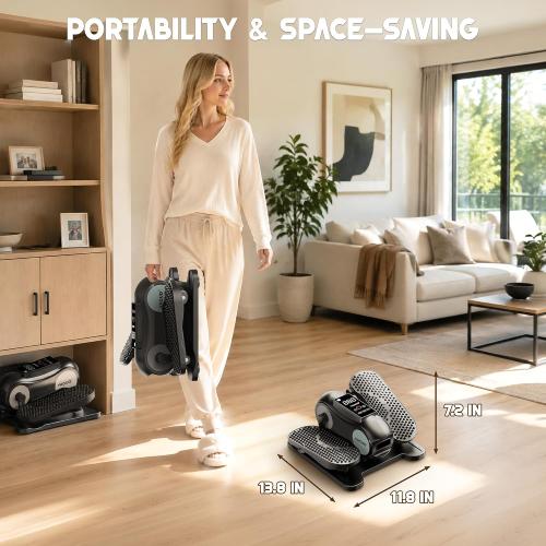 Yagud Under Desk Elliptical Machine, Elliptical Leg Exerciser as Seen on TV