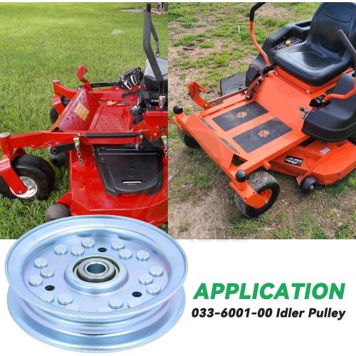 033-6001-00 4 3/4 Idler Pulley for Bad Boy Zt Elite 60 Tractors