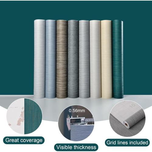Peel and Stick Wallpaper, Grasscloth Textured, 24 x 394, Self-Adhesive Vinyl Linen Embossed Contact Paper for Walls, Cabinets, Bedroom (Ivory White)