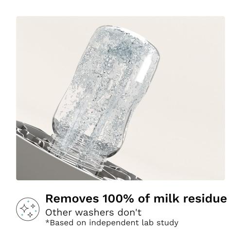 ‼️has stains and may be broken pieces‼️Baby Brezza Baby Bottle Washer Pro - Clinically Proven Better Cleaning - Washer, Sterilizer   Dryer In One Appliance for Essentials like Bottles   Pump Parts – Machine Replaces Brushes   Racks
