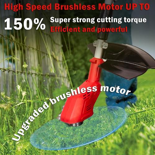 Cordless String Trimmer for Milwaukee M18 Batteries,with 8 INCH Cutting Diameter, Brushless Motor,Folding 3 in 1 Electric Weed Wacker Grass Trimmer for Garden and Yard Lawn(NO Battery)
