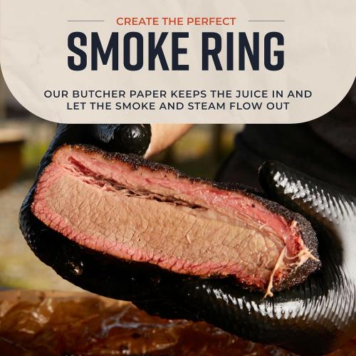 Bryco Goods 24 Inch x 175 Feet, Brown Butcher Paper Roll, Unbleached, Uncoated, Unwaxed, Food-Grade, Wide Kraft Paper for BBQ, Smoking, Grilling, Wrapping Meat, Table Covering - USA Made