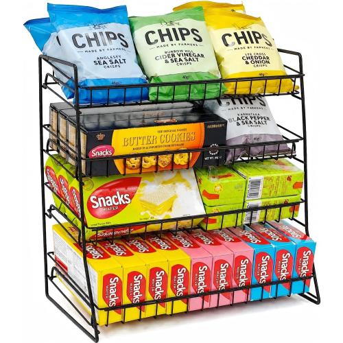 Candy Display Rack Countertop, Upgraded Snack Rack Display Stand