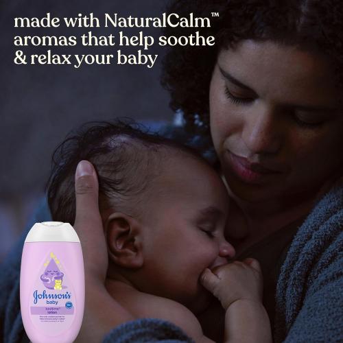 Johnson's Bedtime Baby Bath with Soothing NaturalCalm Aromas, Hypoallergenic & Tear-Free Liquid Baby Bath Formula, No Parabens, Sulfates, Dyes, or Phthalates, 13.6 fl. oz