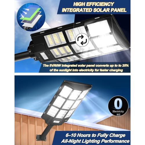 Solar Street Lights Outdoor,Solar Security Flood Lights Parking Lot Light