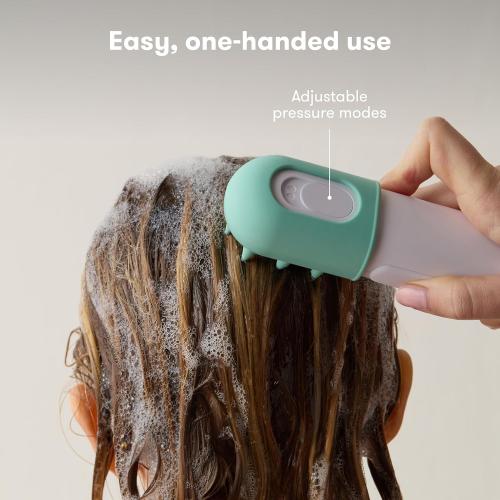 Frida Baby Control The Flow Bathtub Sprayer Attachment for Baby Bathtub, Shower Head with Scalp Massager, Control Waterflow with 2 Pressure Modes