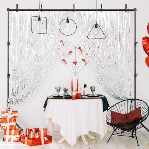 Backdrop Stand 10×8ft (W×H) Adjustable Backdrop Support Ground Kit Photography Photo Shoot Backdrop Stand for Parties with Sandbags, Spring Clips, Carrying Bag