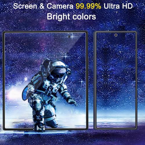Ferilinso [Auto Dust Install] 3 Pack Inside Screen Protector for Samsung Galaxy Z Fold 7 [Phone Case Friendly], with 3 Pack Back Tempered Glass Film Accessories
