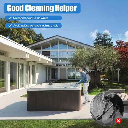 Paradise Power Spa Vac 6250 Compatible Hot Tub Vacuum - Cordless, No Batteries, Sucks Up Rocks, Leaves in Spas, Hot Tubs, Pool Steps