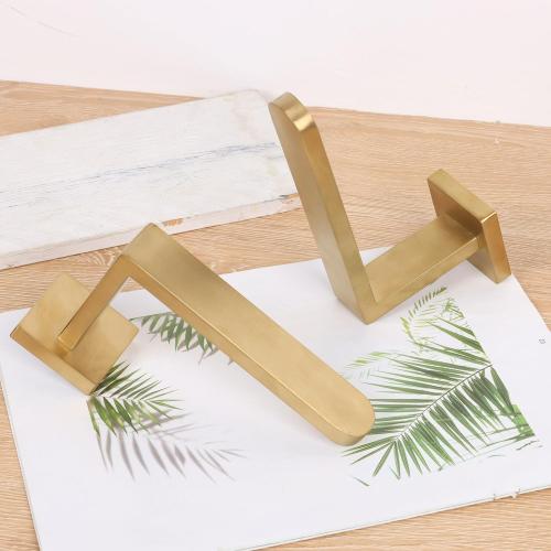 2 Pack Metal Curtain Holdbacks Modern Curtain Tiebacks U Shaped Curtain Hooks for Wall Curtain Pull Backs Curtain Holders Curtain Tie Backs for Curtains (2, Gold)