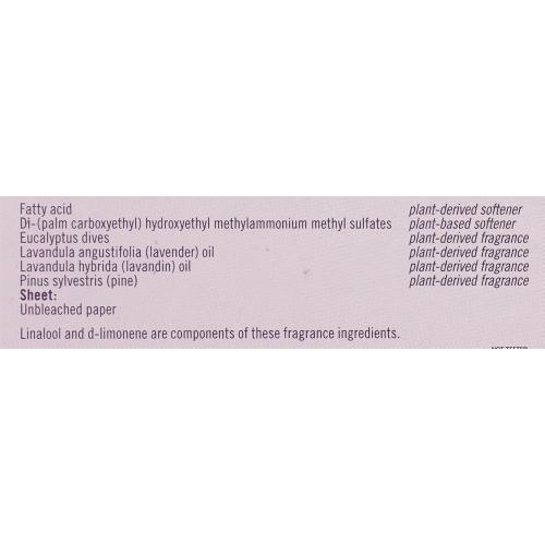 Seventh Generation, Fabric Softener Sheets Lavender, 80 Count