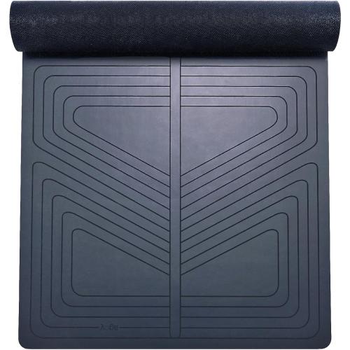 agoy PRO  WARRIOR - Premium Non-Slip Yoga Mat – Eco-Conscious Design - PU Mat With Wet/Dry Grip  - Focus Alignment - Lazer-Etched Technology - A Portable Standard Size Mat for All Styles of Yoga
