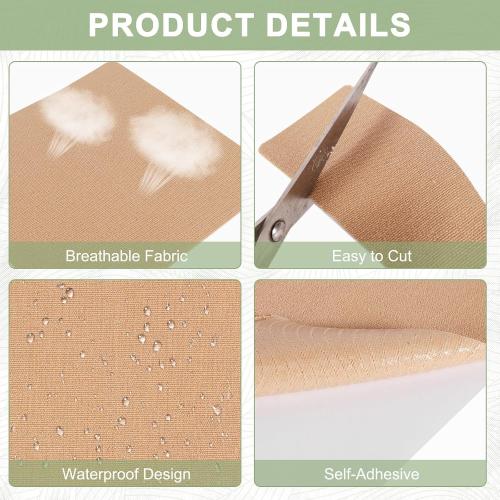 50 Pcs Thigh Lift Tape Waterproof Tummy Lifting Body Tape Elastic Anti Chafing Friction Adhesive Patches for Women Inner Thigh Sagging Loose Skin Flat Stomach Back Fat Belly