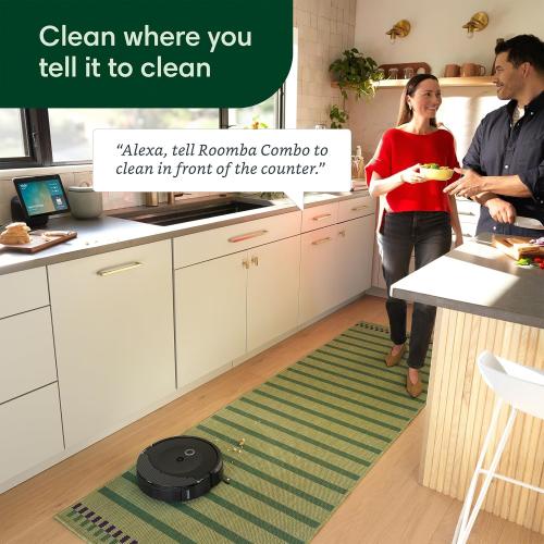 iRobot Roomba Combo 10 Max Robot Vacuum and Mop   AutoWash Dock (x0850) - Multi-Functional Base, Refills Bin, Washes & Dries It's Mop Pad, Self-Emptying, Auto-Retract Mop Pad, Avoids Obstacles