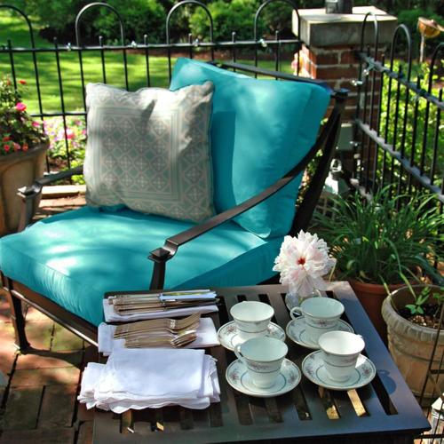 Sqodok Patio Cushion Covers, Waterproof Outdoor Cushion Covers Replacement, Patio Cushion Seat Slicovers for Sectional Sofa, Chair, Outdoor Wicker Patio Sofa