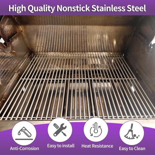 1 Pack 7MM 21.75 inch Cooking Grid Grates Replacement for Brinkmann 810-4220-S