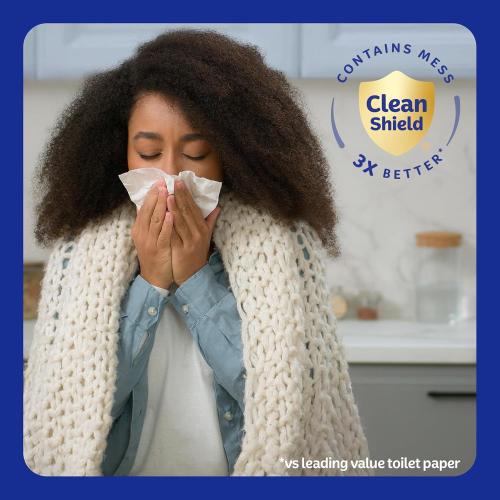 Kleenex Lotion Facial Tissues with Coconut Oil, 8 Flat Boxes, 180 Tissues Per Box, 3-Ply