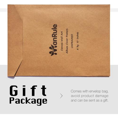 ManRule Kanye West Poster Set of 6 Album Cover Posters 8 by 12 inch Music Posters for Room Aesthetic Canvas Wall Art for Teens Room Decor UNFRAMED (Kanye West)