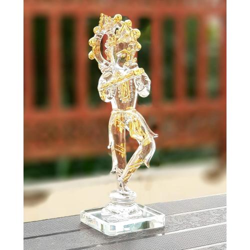 eSplanade - Krishna Kishan Murti Idol Statue Sculpture (Glass)