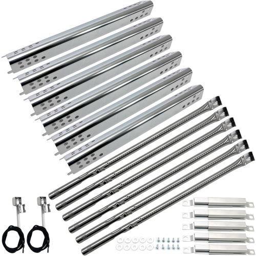 Direct Store DG276 Replacement for Charbroil Performance 6 Burner 463276517, 463276617, 466245917, 463238218, 463277918, 463244819, 463274619, 463274819, G470-5200-W1 Burner, G470-0004-W1A Heat Plates