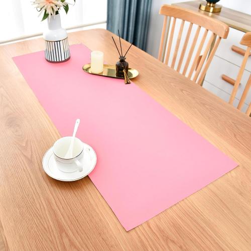 Wolkemer Farmhouse Pink Table Runner Small Short Table Runners 36 Inches