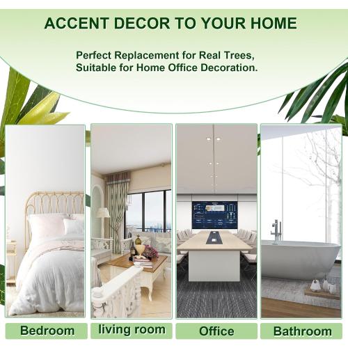 Artificial Olive Trees Indoor,Faux Olive Tree with White Planter Pot,Artificial Plants Lifelike Fruits for Home Office MeetingRoom Living Room Indoor Outdoor Decor(6ft)