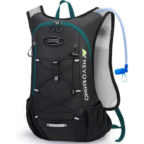 Lightweight Hydration Backpack, Running Backpack with 2L Water Bladder