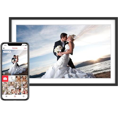 15.6'' Digital Picture Frame with 1920x1080 IPS Touch Screen, 32GB Frameo WiFi Digital Photo Frame, Share Photos/Videos and Send Best Wishes via Free App